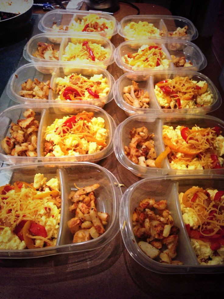 Healthy Meal Prep Breakfast
 Breakfast meal prep Egg beaters ground turkey peppers