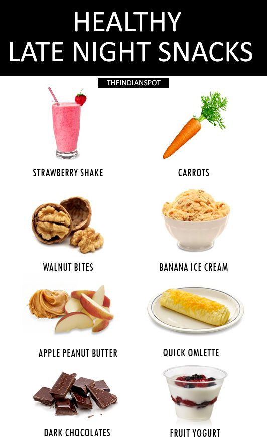 Healthy Nighttime Snacks
 1000 ideas about Healthy Late Night Snacks on Pinterest