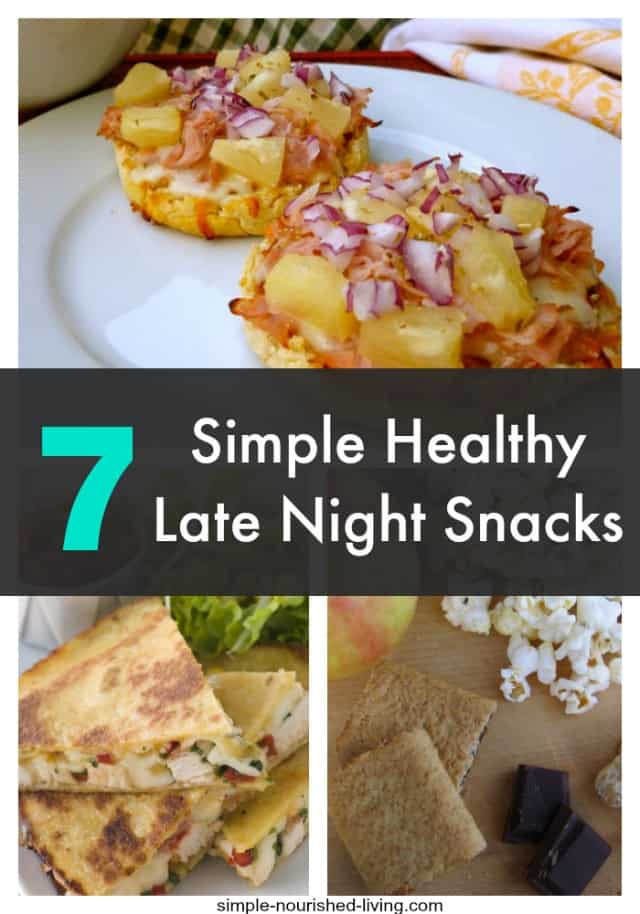 Healthy Nighttime Snacks
 easy late night snacks to make