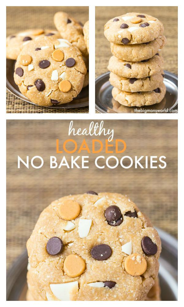 Healthy No Bake Cookies
 Loaded Healthy No Bake Cookies