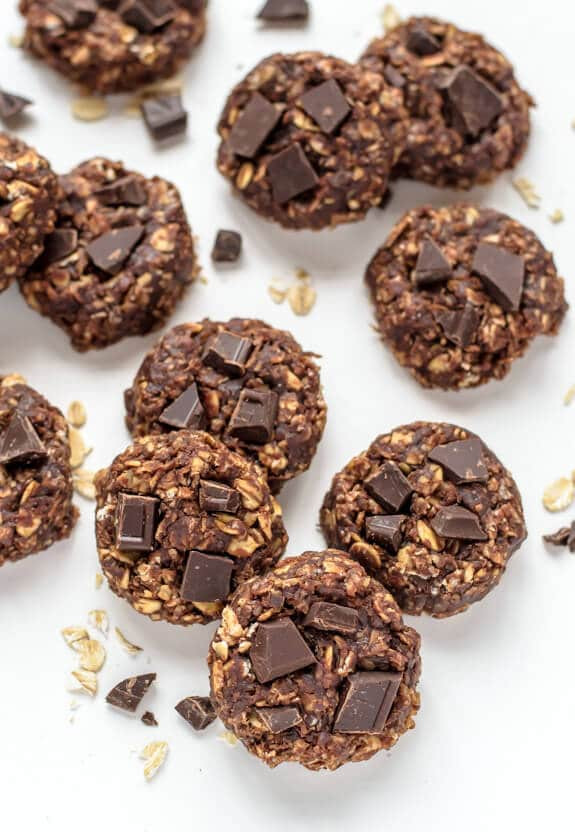 Healthy No Bake Cookies
 Healthy No Bake Cookies with Chocolate and Peanut Butter