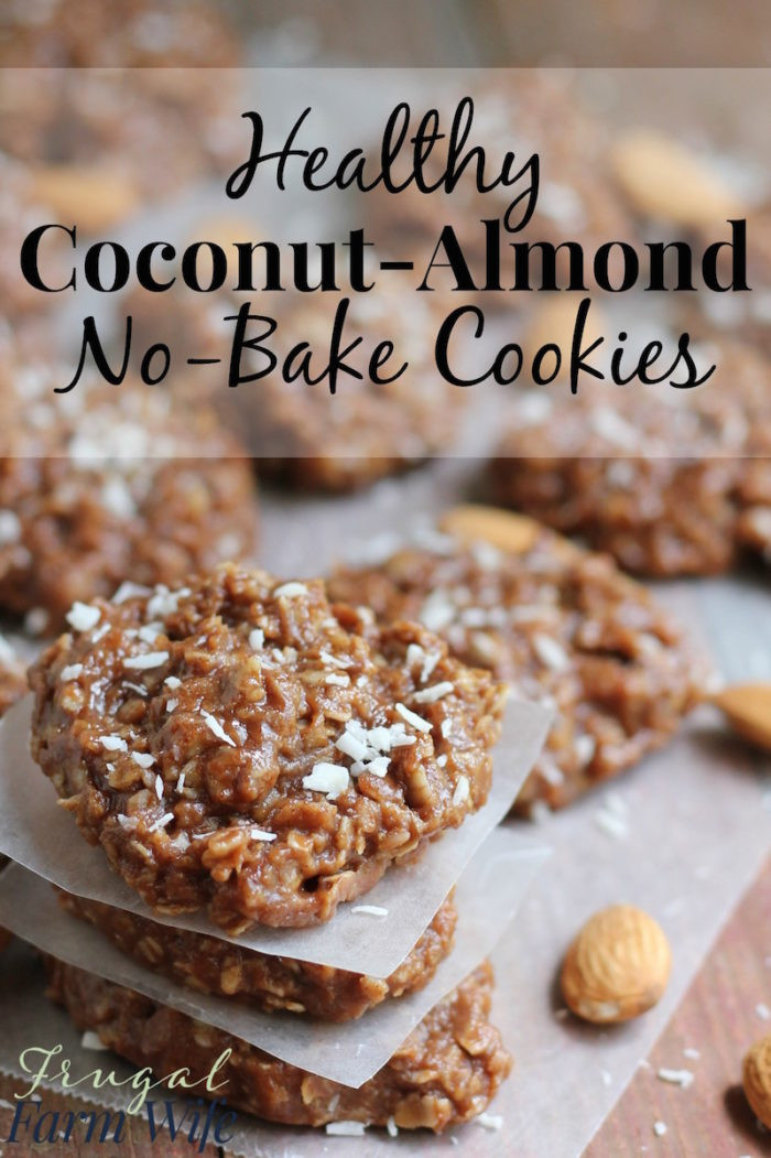 Healthy No Bake Cookies
 Healthy No Bake Almond Coconut Cookies