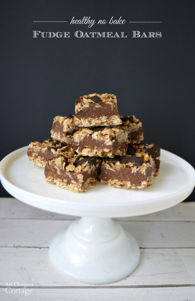 Healthy No Bake Desserts
 Healthy No Bake Fudge Oatmeal Bars Gluten Free