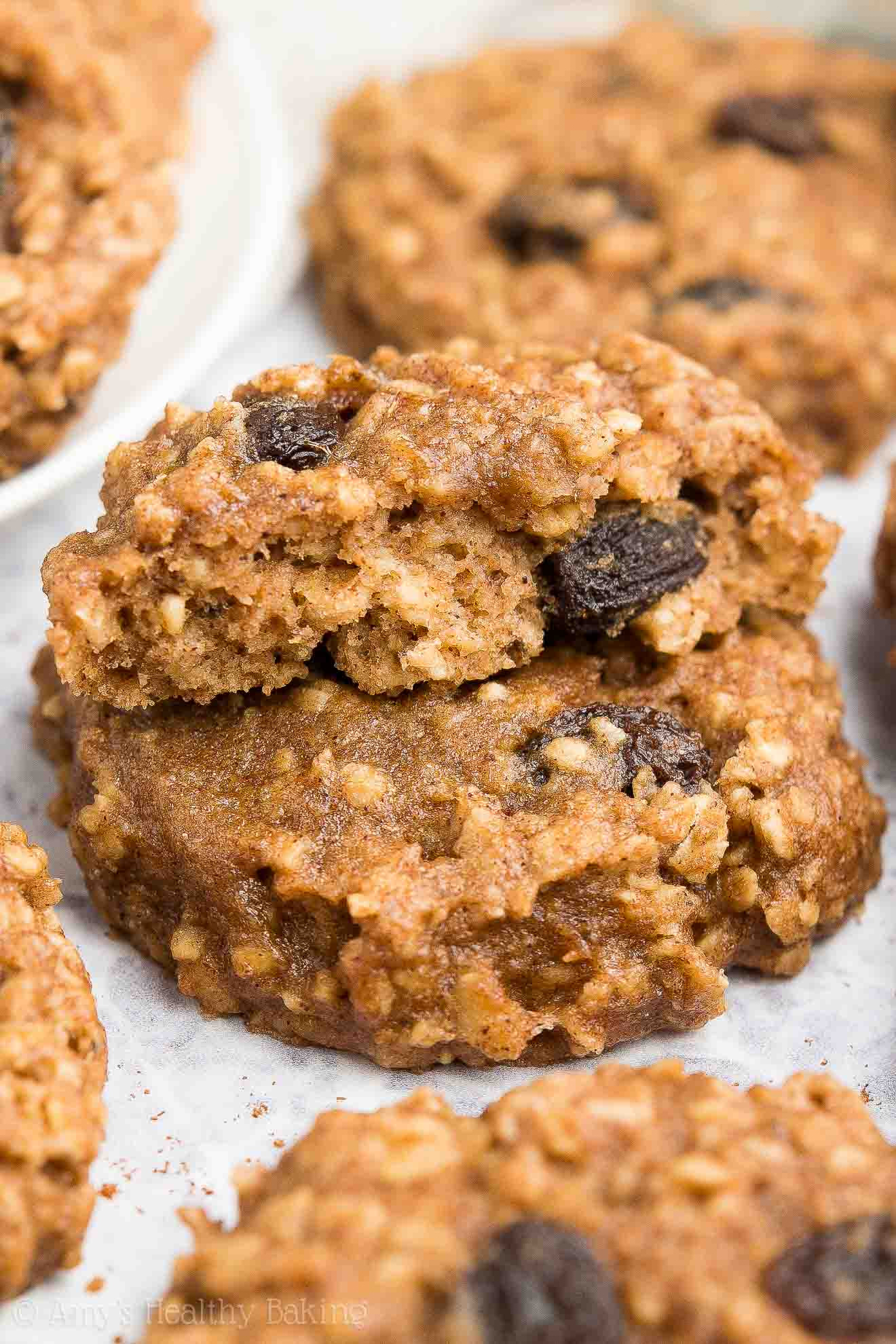 Healthy Oatmeal Raisin Cookies
 Healthy Banana Oatmeal Raisin Cookies