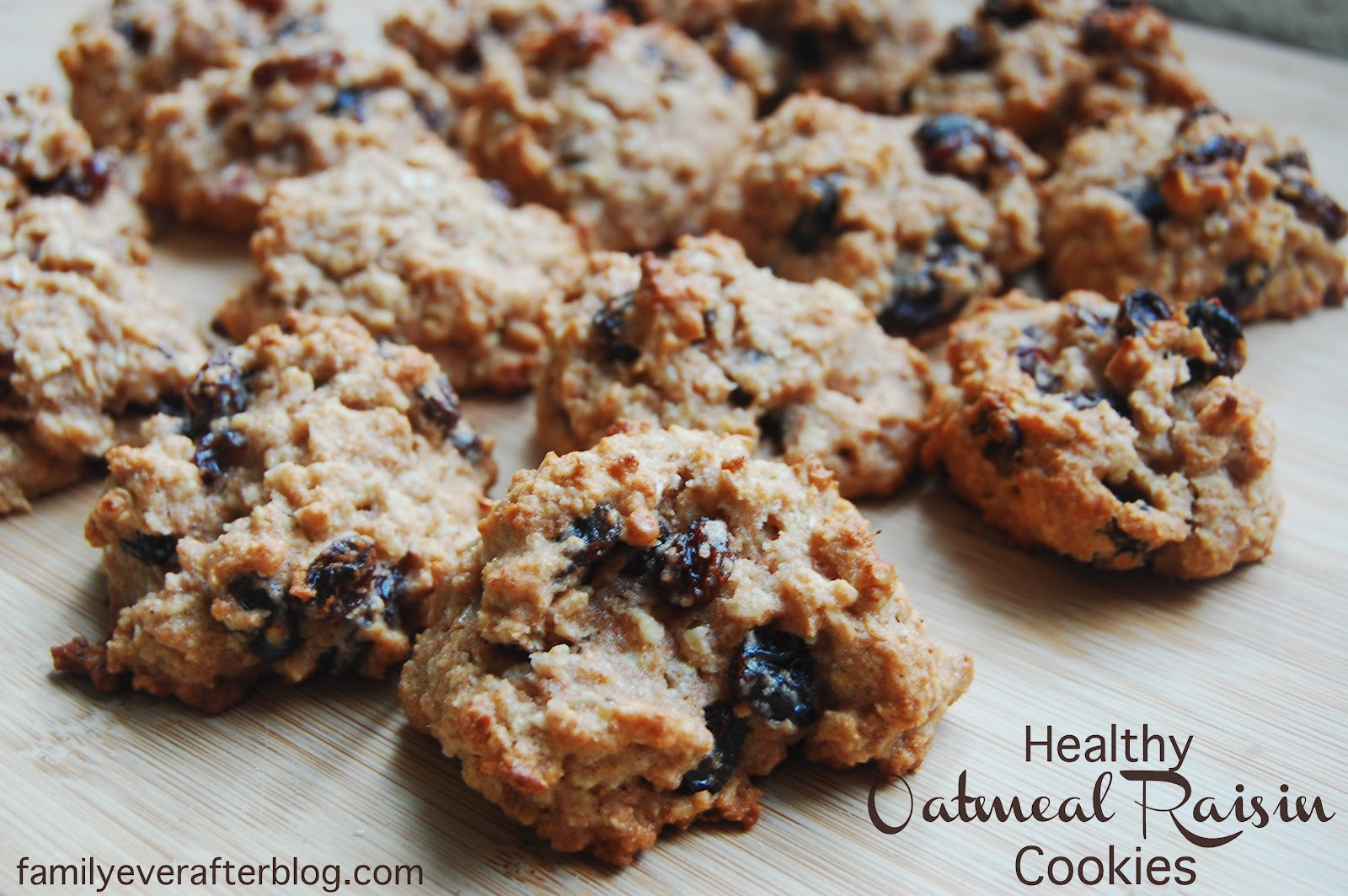 Healthy Oatmeal Raisin Cookies
 Healthy Oatmeal Raisin Cookies