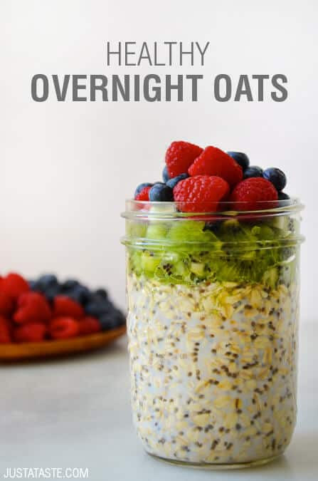 Healthy Overnight Oats Recipe
 Healthy Overnight Oats with Chia