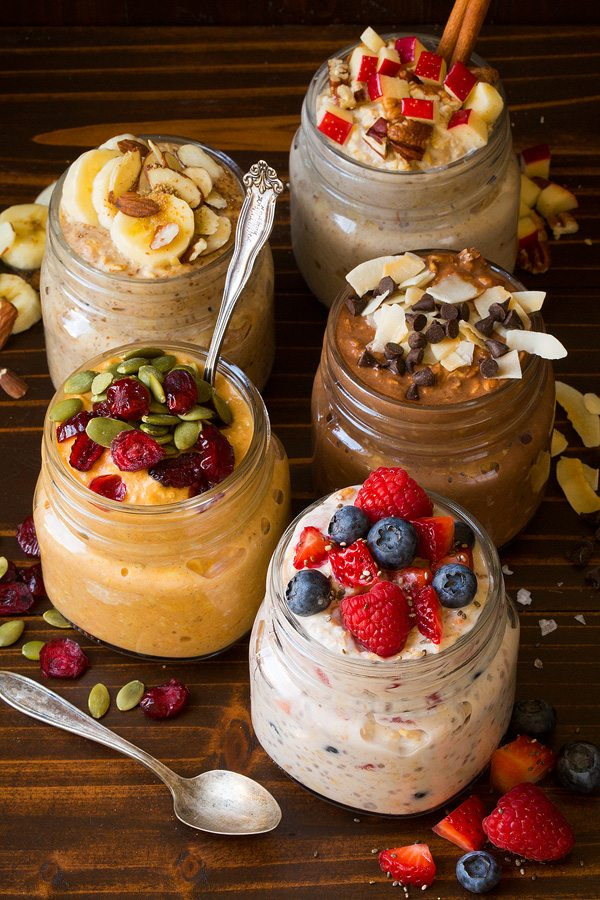 Healthy Overnight Oats Recipe
 The BEST Overnight Oats Five Ways  Cooking Classy