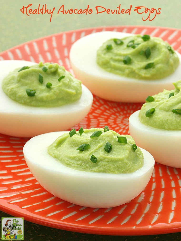 Healthy Party Appetizers
 Healthy Avocado Deviled Eggs