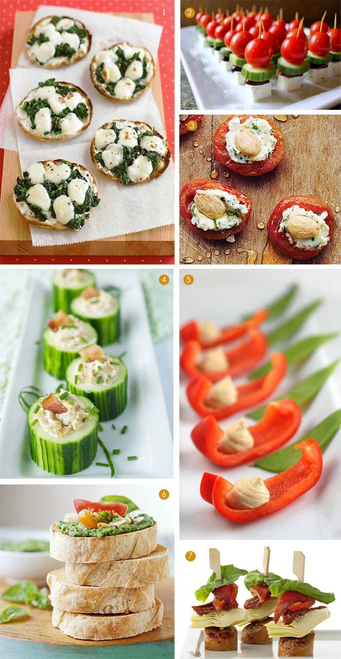 Healthy Party Appetizers
 Healthy mini appetizers Fitness Recipes