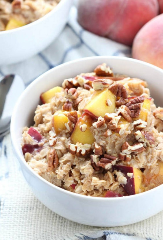 Healthy Peach Cobbler
 31 Healthy Meals You Can Make in 10 Minutes or Less