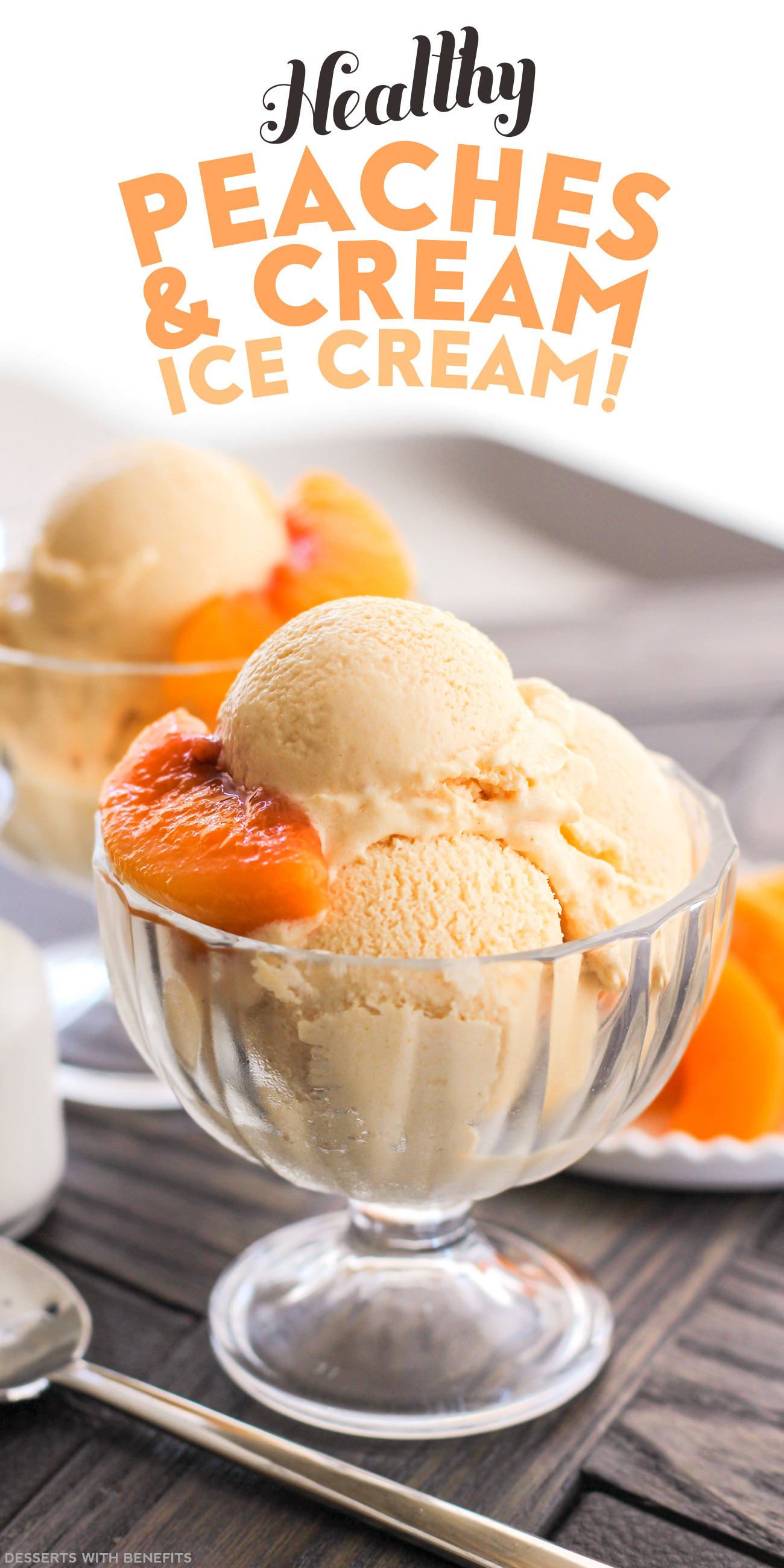 Healthy Peach Recipes
 Healthy Peaches and Cream Ice Cream Recipe No Sugar Added