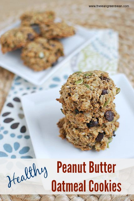 Healthy Peanut Butter Oatmeal Cookies
 Healthy Peanut Butter Oatmeal Cookies