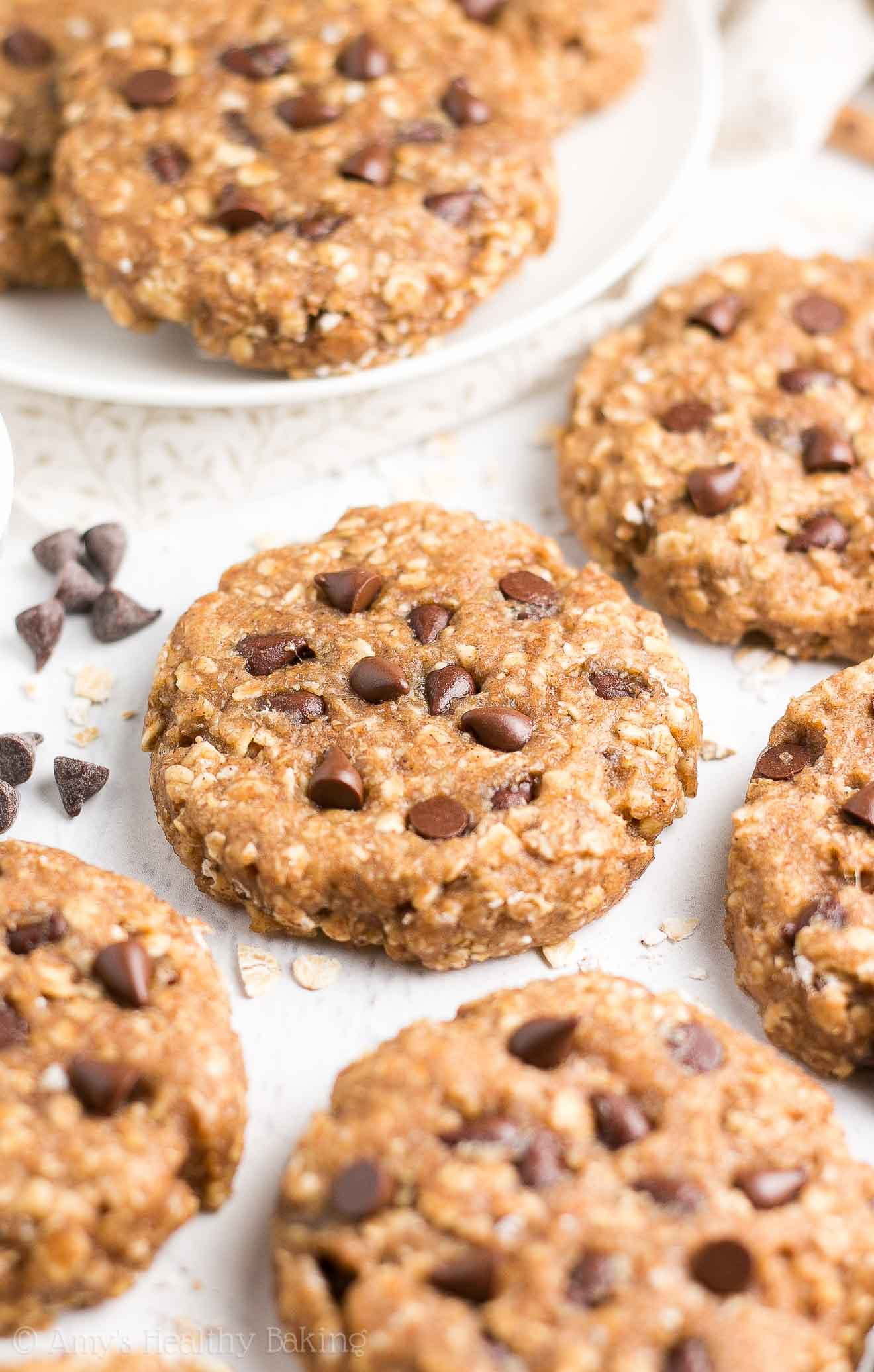 Healthy Peanut Butter Oatmeal Cookies
 Healthy Chocolate Chip Peanut Butter Oatmeal Breakfast