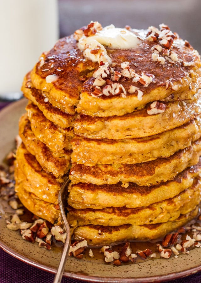 Healthy Pumpkin Pancakes
 Healthy Whole Wheat and Oats Pumpkin Pancakes Jo Cooks