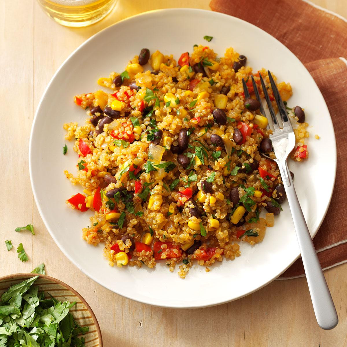 Healthy Quinoa Recipes
 Black Bean & Corn Quinoa Recipe