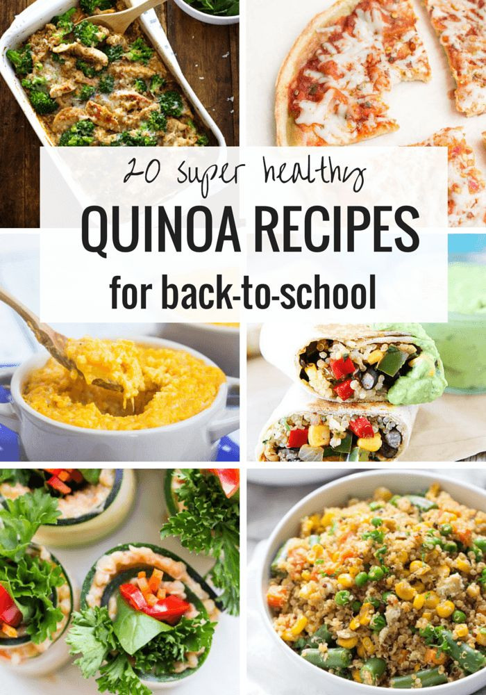Healthy Quinoa Recipes
 20 Healthy Quinoa Recipes for Back to School