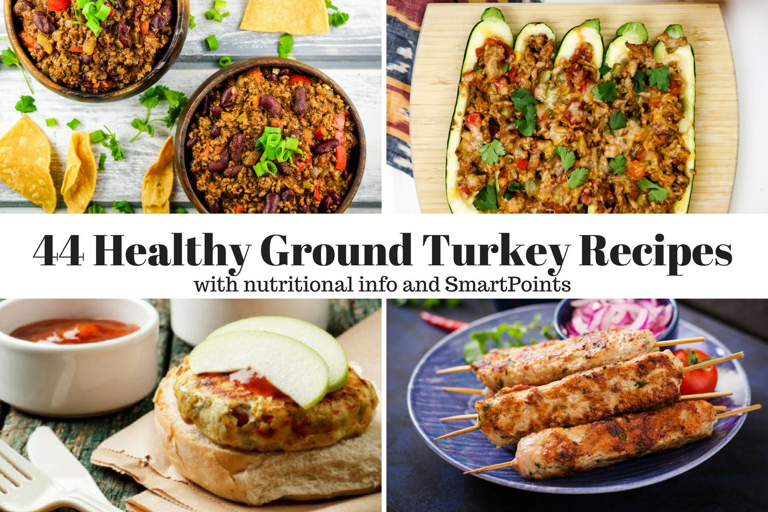 Healthy Recipes With Ground Turkey
 Forty Four Healthy Ground Turkey Recipes Slender Kitchen