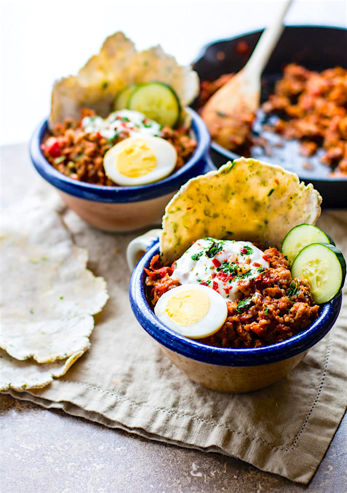 Healthy Savory Breakfast
 Turkish Style Savory Breakfast Bowls Grain Free