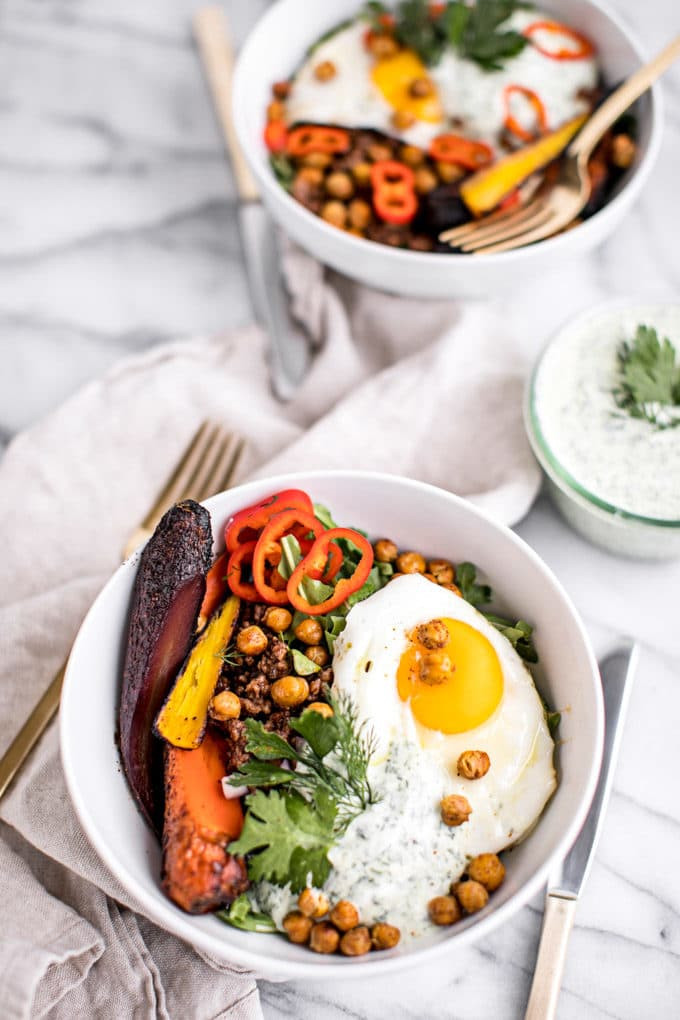 Healthy Savory Breakfast
 Healthy Turkish Breakfast Bowls with Herbed Yogurt Gluten