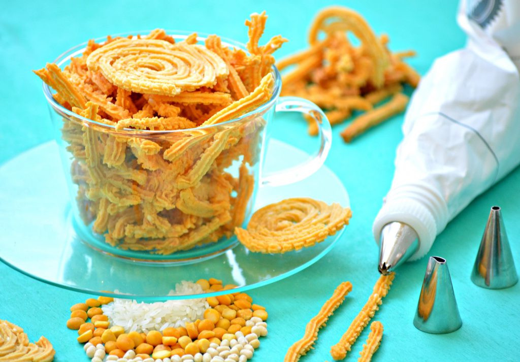 Healthy Savory Snacks
 Baked Butter Murukku No murukku acchu needed Love is