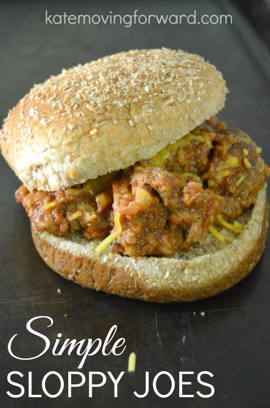 Healthy Sloppy Joes
 Healthy Sloppy Joes