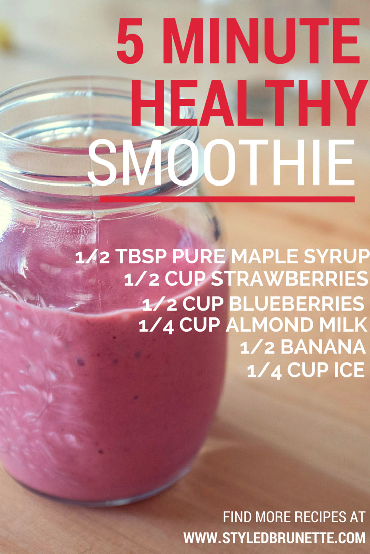 Healthy Smoothies Recipes
 how to make healthy smoothies