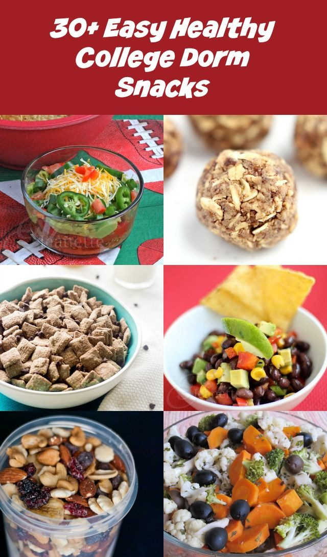 Healthy Snacks For College Students
 30 Easy Healthy College Dorm Room Snack Recipes