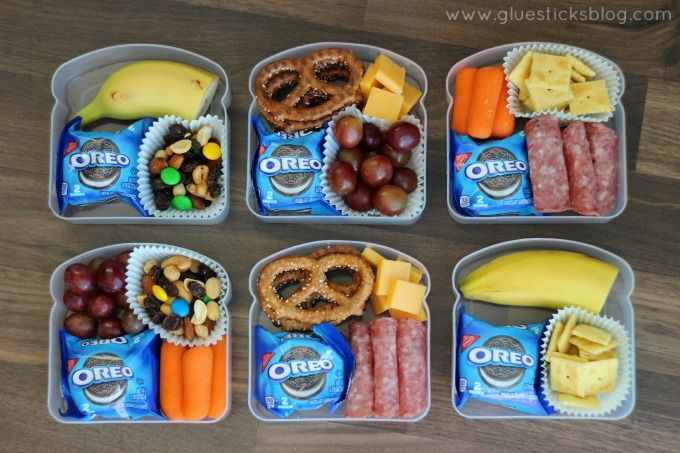 Healthy Snacks For Kids To Take To School
 Use sandwich containers for snacks for the park or road