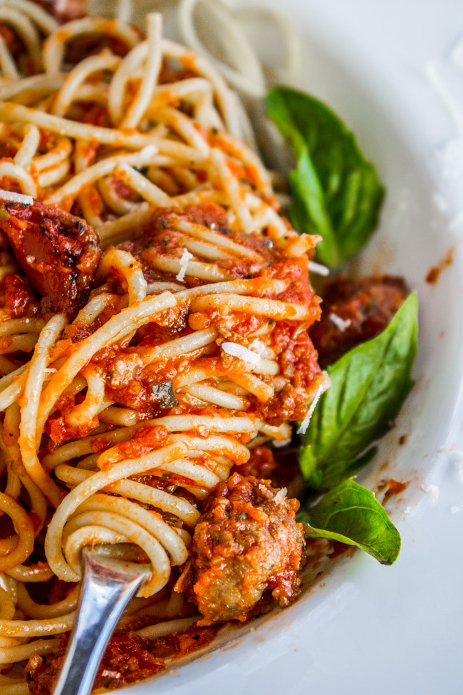 Healthy Spaghetti Sauce
 Healthy Slow Cooker Spaghetti Meat Sauce The Food Charlatan