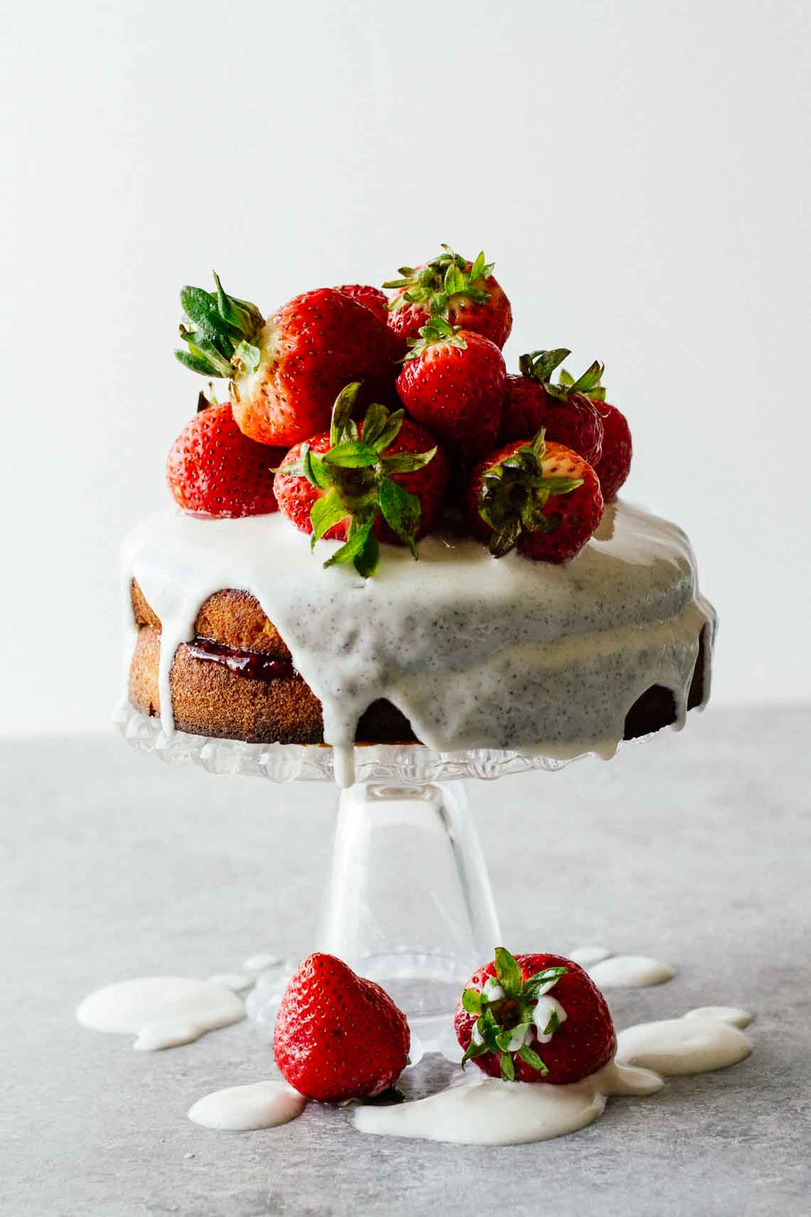 Healthy Strawberry Shortcake
 Healthy Strawberry Shortcake w Sugar Free Glaze Jar