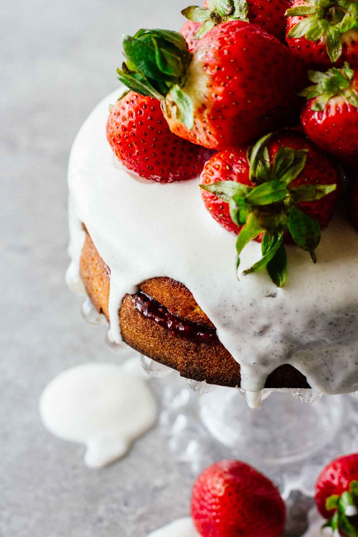 Healthy Strawberry Shortcake
 Healthy Strawberry Shortcake w Sugar Free Glaze Jar