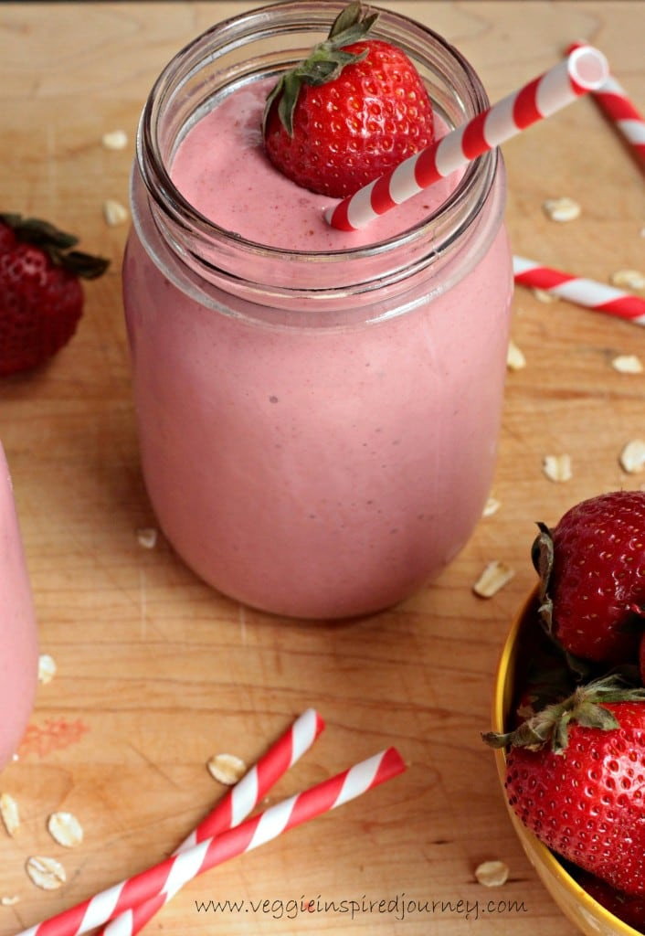 Healthy Strawberry Shortcake
 Healthy Strawberry Shortcake Smoothie Veggie Inspired