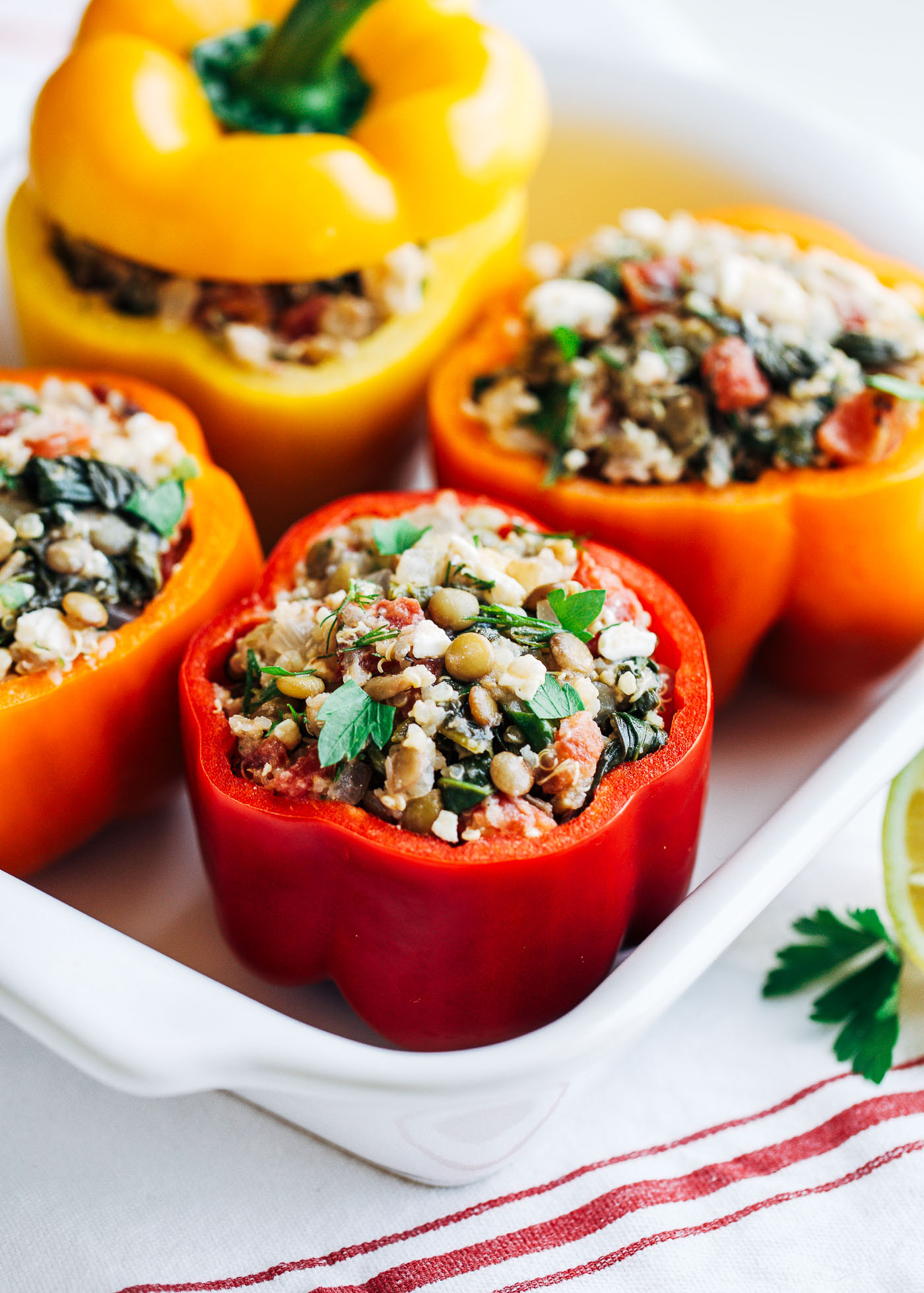Healthy Stuffed Bell Peppers
 Mediterranean Quinoa Stuffed Peppers Making Thyme for Health