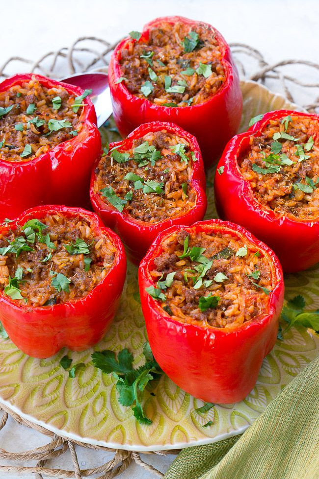 Healthy Stuffed Bell Peppers
 Easy Stuffed Peppers