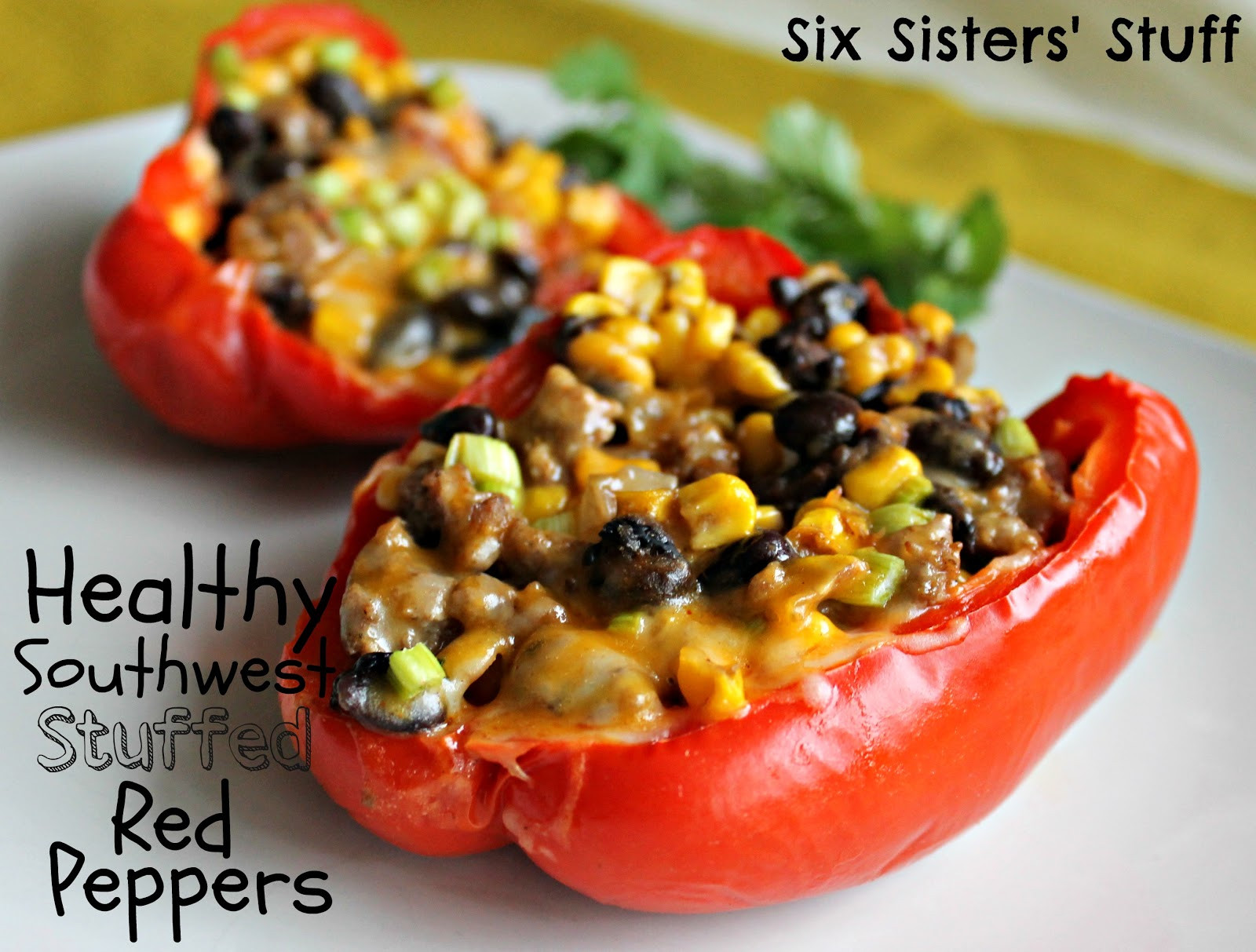 Healthy Stuffed Bell Peppers
 How to Eat Healthy on a Bud plus 25 inexpensive