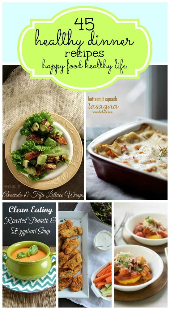 Healthy Sunday Dinner Ideas
 45 Healthy Dinner Recipes