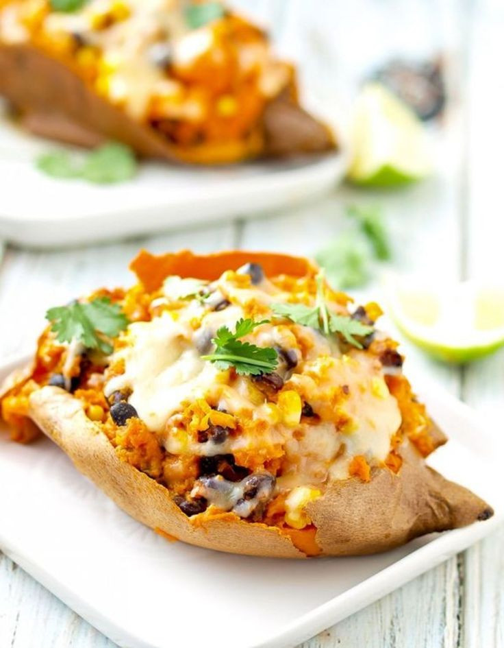 Healthy Sweet Potato Recipes
 Easy healthy dinners Stuffed sweet potatoes and Main