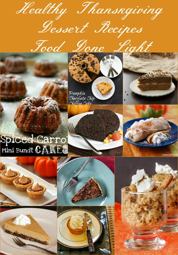 Healthy Thanksgiving Desserts
 Healthy Thanksgiving Dessert Recipes Food Done Light