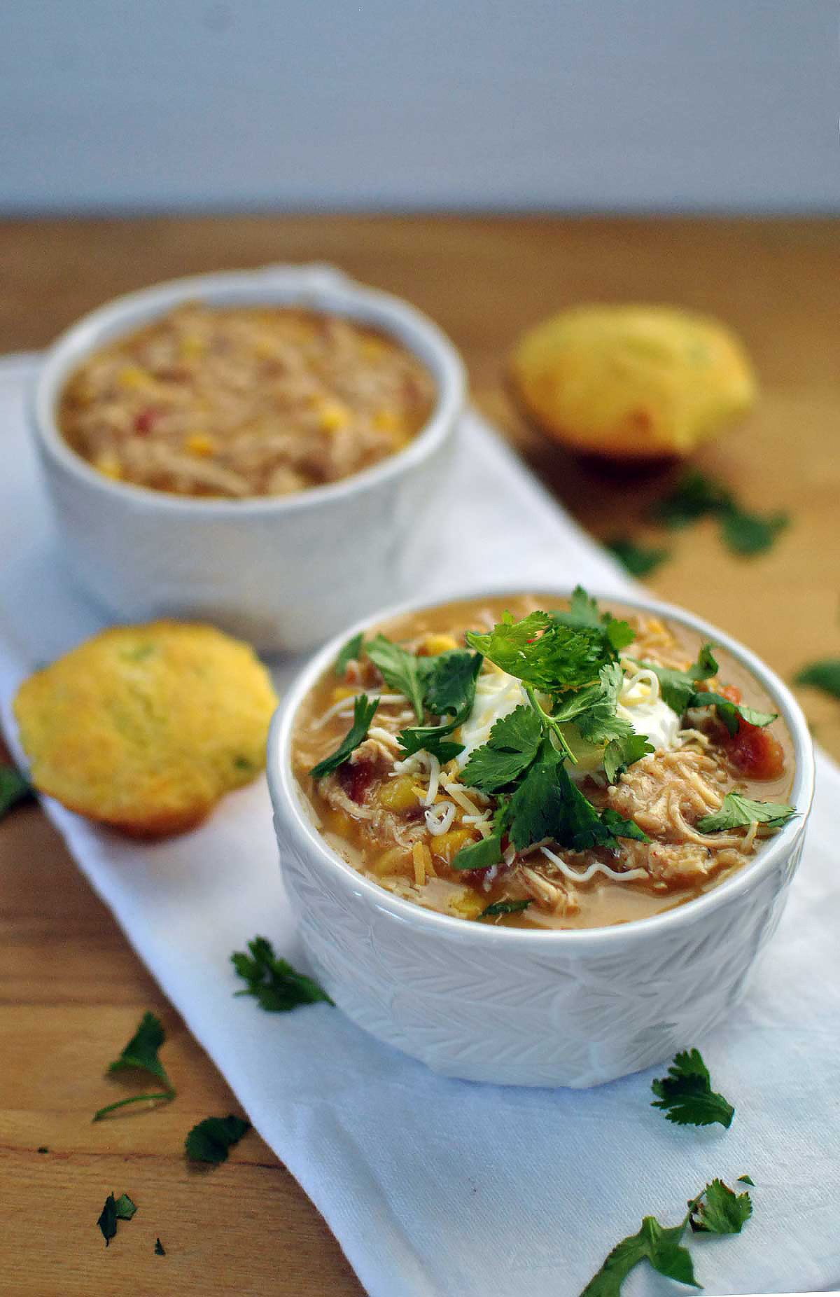 Healthy White Chicken Chili
 Healthy Slow Cooker White Chicken Chili