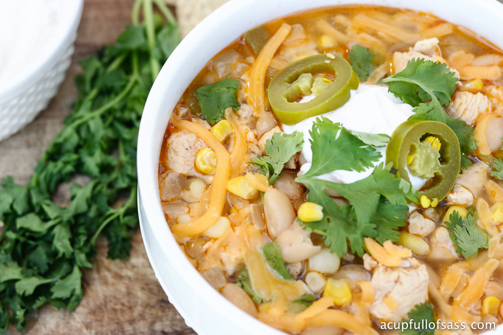 Healthy White Chicken Chili
 Healthy White Chicken Chili in Pressure Cooker A Cup