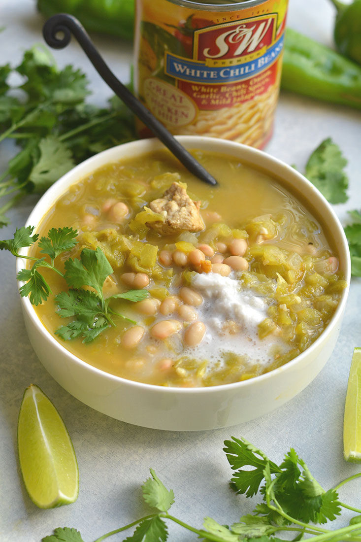 Healthy White Chicken Chili
 Healthy White Chicken Chili GF Low Cal Skinny