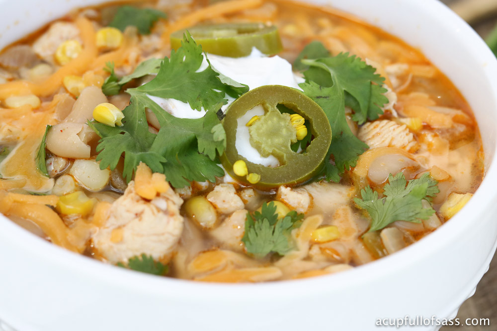 Healthy White Chicken Chili
 Healthy White Chicken Chili in Pressure Cooker A Cup