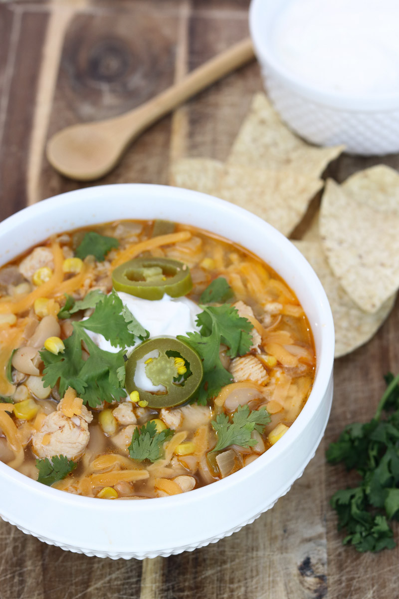 Healthy White Chicken Chili
 Healthy White Chicken Chili in Pressure Cooker A Cup