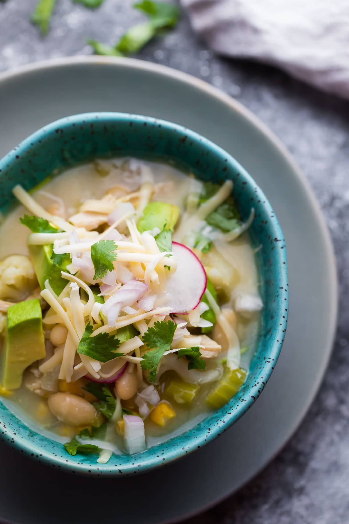 Healthy White Chicken Chili
 Healthy Slow Cooker White Chicken Chili Freezer to Crock