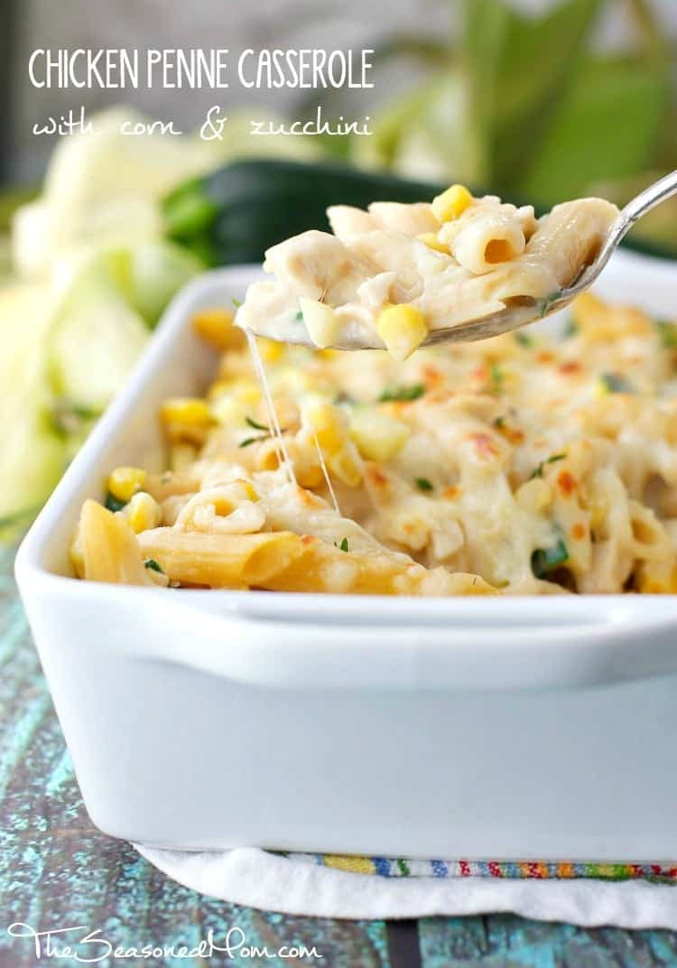 Healthy Zucchini Casserole
 Chicken Penne Casserole with Corn and Zucchini The