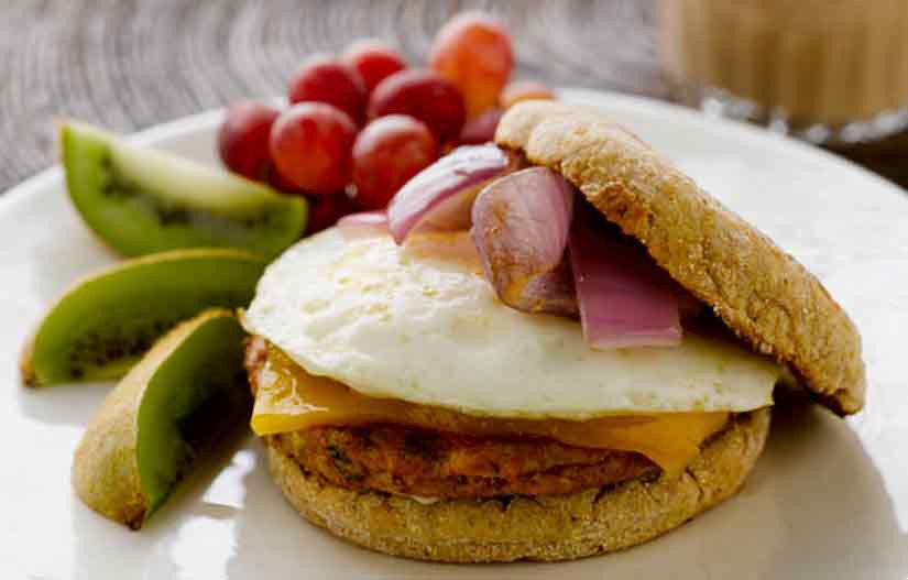 Heart Healthy Breakfast
 Young at Heart Healthy Breakfast Sandwich American Egg Board