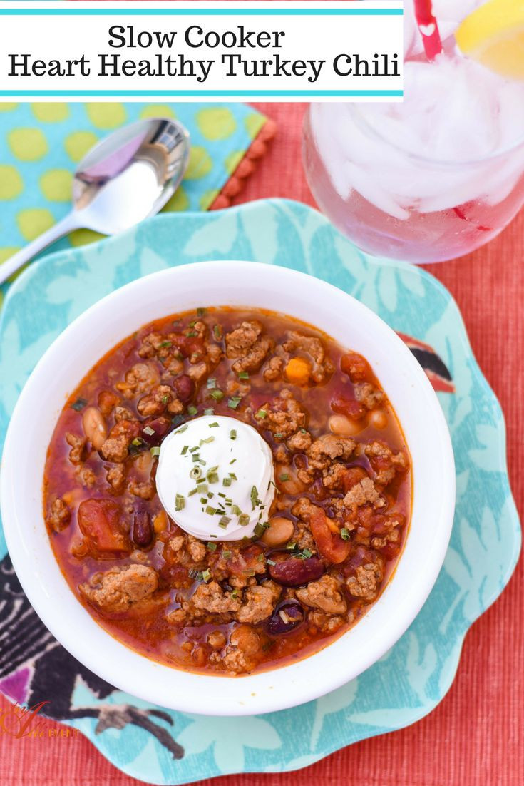 Heart Healthy Crockpot Recipes
 Slow Cooker Heart Healthy Turkey Chili Recipe