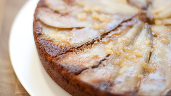 Heart Healthy Desserts
 Pear Ginger Upside Down Cake