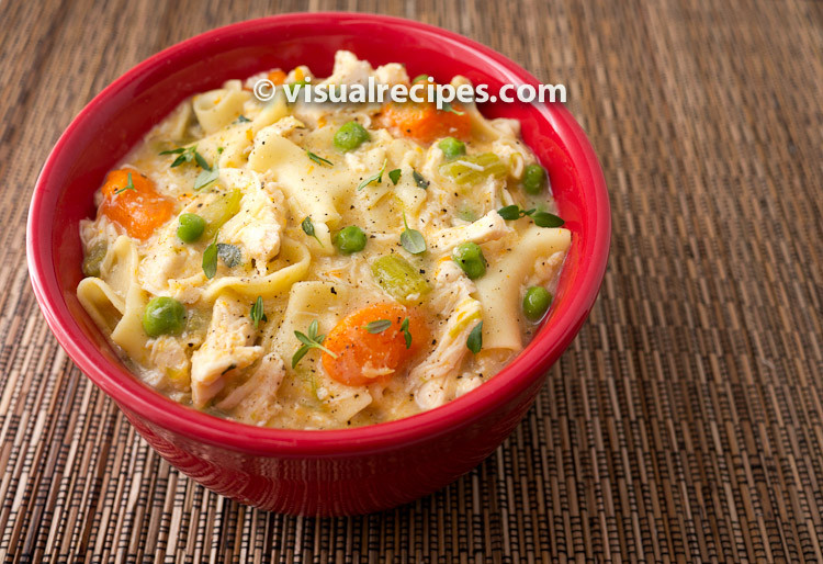 Hearty Chicken Noodle Soup
 Hearty Chicken Noodle Soup Recipe Visual Recipes