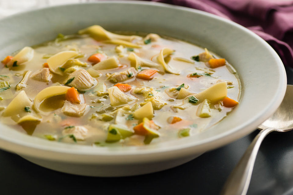 Hearty Chicken Noodle Soup
 Curtis Stone